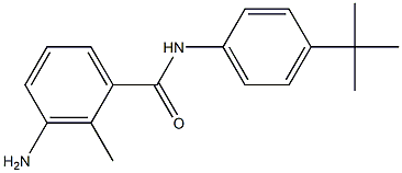 3-amino-N-(4-tert-butylphenyl)-2-methylbenzamide Struktur
