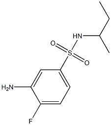 3-amino-N-(butan-2-yl)-4-fluorobenzene-1-sulfonamide|