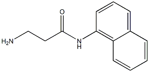 3-amino-N-(naphthalen-1-yl)propanamide Structure