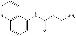 3-amino-N-(quinolin-5-yl)propanamide