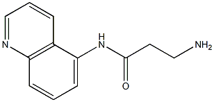 3-amino-N-(quinolin-5-yl)propanamide Structure