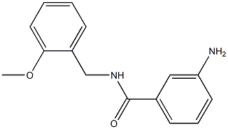 3-amino-N-[(2-methoxyphenyl)methyl]benzamide Structure