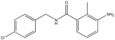 3-amino-N-[(4-chlorophenyl)methyl]-2-methylbenzamide