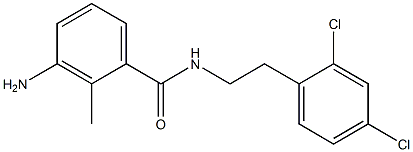 3-amino-N-[2-(2,4-dichlorophenyl)ethyl]-2-methylbenzamide Structure