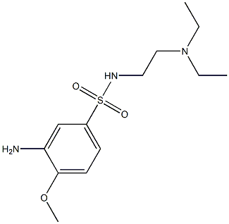 3-amino-N-[2-(diethylamino)ethyl]-4-methoxybenzene-1-sulfonamide