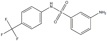 3-amino-N-[4-(trifluoromethyl)phenyl]benzene-1-sulfonamide