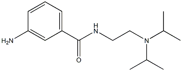 3-amino-N-{2-[bis(propan-2-yl)amino]ethyl}benzamide Structure