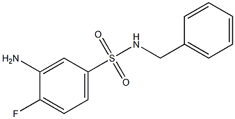 3-amino-N-benzyl-4-fluorobenzene-1-sulfonamide