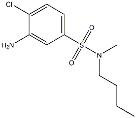 3-amino-N-butyl-4-chloro-N-methylbenzene-1-sulfonamide|