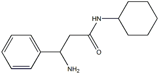 3-amino-N-cyclohexyl-3-phenylpropanamide