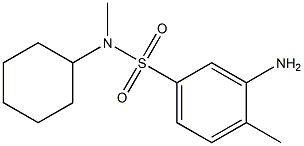 3-amino-N-cyclohexyl-N,4-dimethylbenzene-1-sulfonamide Structure