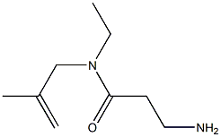 3-amino-N-ethyl-N-(2-methylprop-2-enyl)propanamide