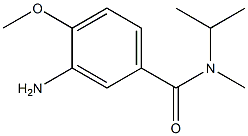 3-amino-N-isopropyl-4-methoxy-N-methylbenzamide 结构式