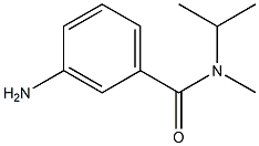 3-amino-N-isopropyl-N-methylbenzamide 结构式