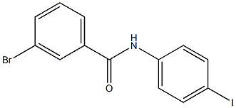 3-bromo-N-(4-iodophenyl)benzamide,,结构式
