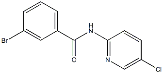 3-bromo-N-(5-chloropyridin-2-yl)benzamide 结构式