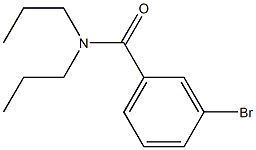 3-bromo-N,N-dipropylbenzamide 结构式