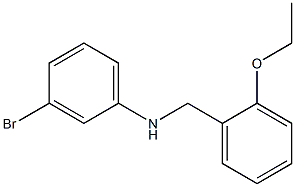 3-bromo-N-[(2-ethoxyphenyl)methyl]aniline Structure
