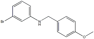 3-bromo-N-[(4-methoxyphenyl)methyl]aniline
