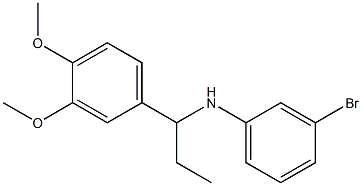 3-bromo-N-[1-(3,4-dimethoxyphenyl)propyl]aniline
