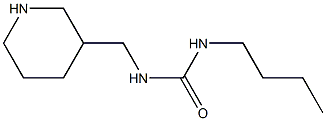 3-butyl-1-(piperidin-3-ylmethyl)urea,,结构式