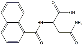 3-carbamoyl-2-(naphthalen-1-ylformamido)propanoic acid|