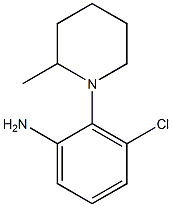 3-chloro-2-(2-methylpiperidin-1-yl)aniline Structure