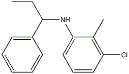  3-chloro-2-methyl-N-(1-phenylpropyl)aniline