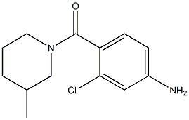  3-chloro-4-[(3-methylpiperidin-1-yl)carbonyl]aniline