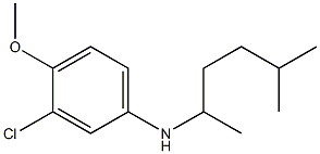  3-chloro-4-methoxy-N-(5-methylhexan-2-yl)aniline