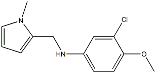 3-chloro-4-methoxy-N-[(1-methyl-1H-pyrrol-2-yl)methyl]aniline