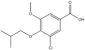 3-chloro-5-methoxy-4-(2-methylpropoxy)benzoic acid