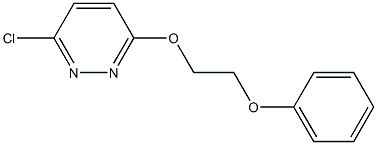 3-chloro-6-(2-phenoxyethoxy)pyridazine Structure