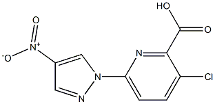 3-chloro-6-(4-nitro-1H-pyrazol-1-yl)pyridine-2-carboxylic acid