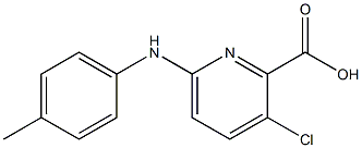 3-chloro-6-[(4-methylphenyl)amino]pyridine-2-carboxylic acid|