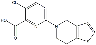 3-chloro-6-{4H,5H,6H,7H-thieno[3,2-c]pyridin-5-yl}pyridine-2-carboxylic acid