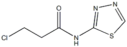 3-chloro-N-(1,3,4-thiadiazol-2-yl)propanamide