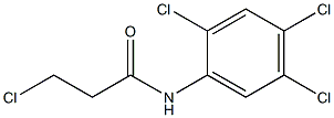 3-chloro-N-(2,4,5-trichlorophenyl)propanamide,,结构式