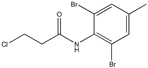 3-chloro-N-(2,6-dibromo-4-methylphenyl)propanamide|