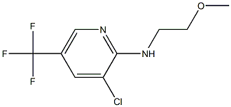 3-chloro-N-(2-methoxyethyl)-5-(trifluoromethyl)pyridin-2-amine Struktur