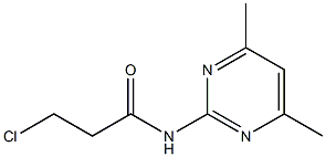 3-chloro-N-(4,6-dimethylpyrimidin-2-yl)propanamide