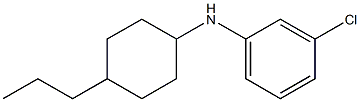  3-chloro-N-(4-propylcyclohexyl)aniline