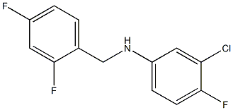 3-chloro-N-[(2,4-difluorophenyl)methyl]-4-fluoroaniline