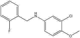 3-chloro-N-[(2-fluorophenyl)methyl]-4-methoxyaniline