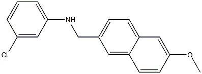 3-chloro-N-[(6-methoxynaphthalen-2-yl)methyl]aniline