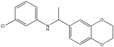 3-chloro-N-[1-(2,3-dihydro-1,4-benzodioxin-6-yl)ethyl]aniline