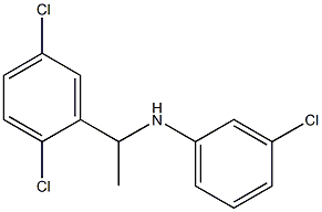 3-chloro-N-[1-(2,5-dichlorophenyl)ethyl]aniline