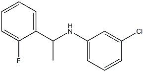 3-chloro-N-[1-(2-fluorophenyl)ethyl]aniline