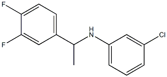 3-chloro-N-[1-(3,4-difluorophenyl)ethyl]aniline