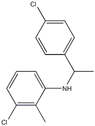  3-chloro-N-[1-(4-chlorophenyl)ethyl]-2-methylaniline